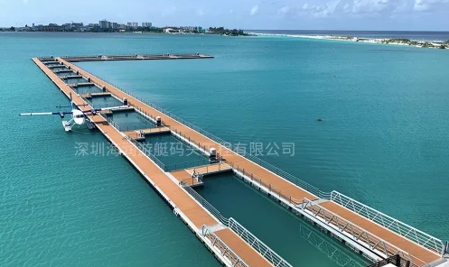 深圳海潤游艇碼頭案例分享——馬爾代夫維拉納國際機(jī)場水上飛機(jī)浮碼頭